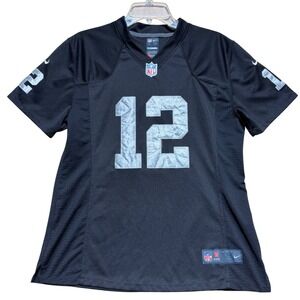 Nike Mens Ken Stabler Raiders NFL On Field Jersey Black XL 12